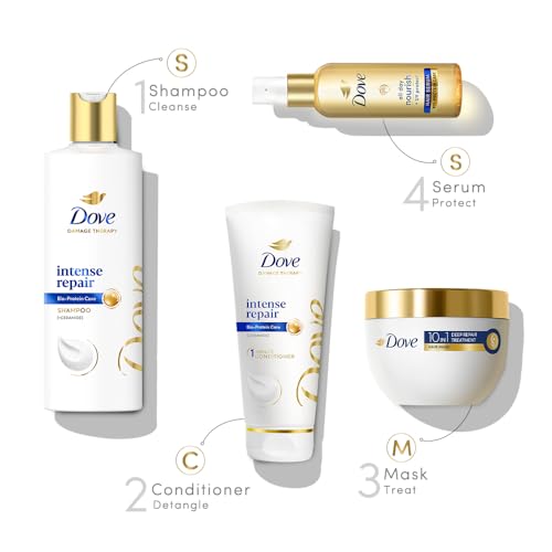 Dove Deep Repair Treatment Hair Mask For Damaged Hair With Bio Protein Care Sulphate & Paraben Free 120 ML