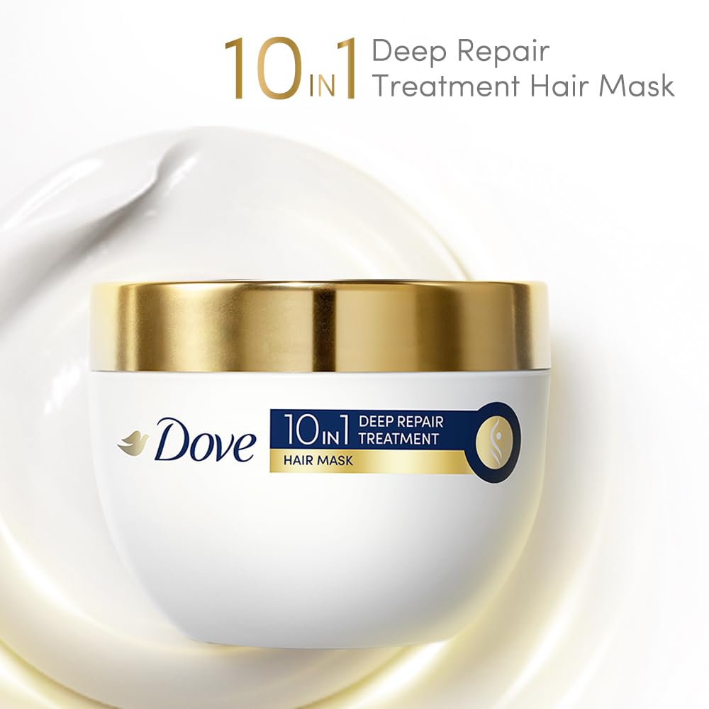 Dove Deep Repair Treatment Hair Mask For Damaged Hair With Bio Protein Care Sulphate & Paraben Free 120 ML