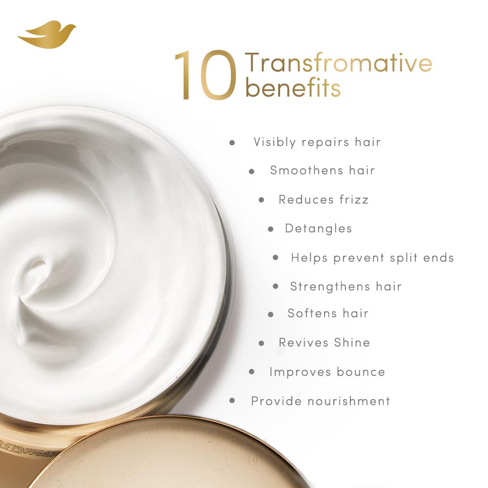 Dove Deep Repair Treatment Hair Mask For Damaged Hair With Bio Protein Care Sulphate & Paraben Free 120 ML