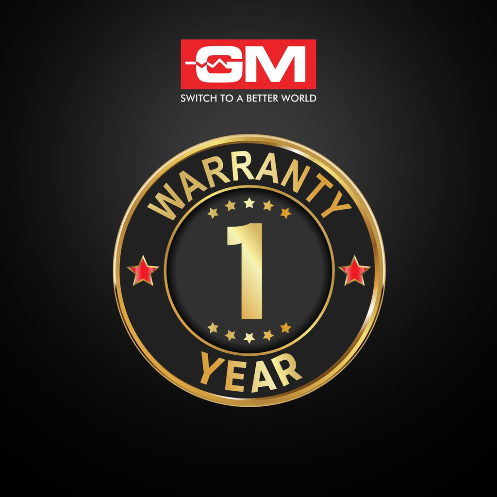 GM 3060 Extension Board 10Amp Output 250 Volts with 2 Mtr Extension Cord & Surge Protector | Master Switch, Safety Shutter, 4 International Sockets | Multi Plug Travel Adapter for Home Appliances