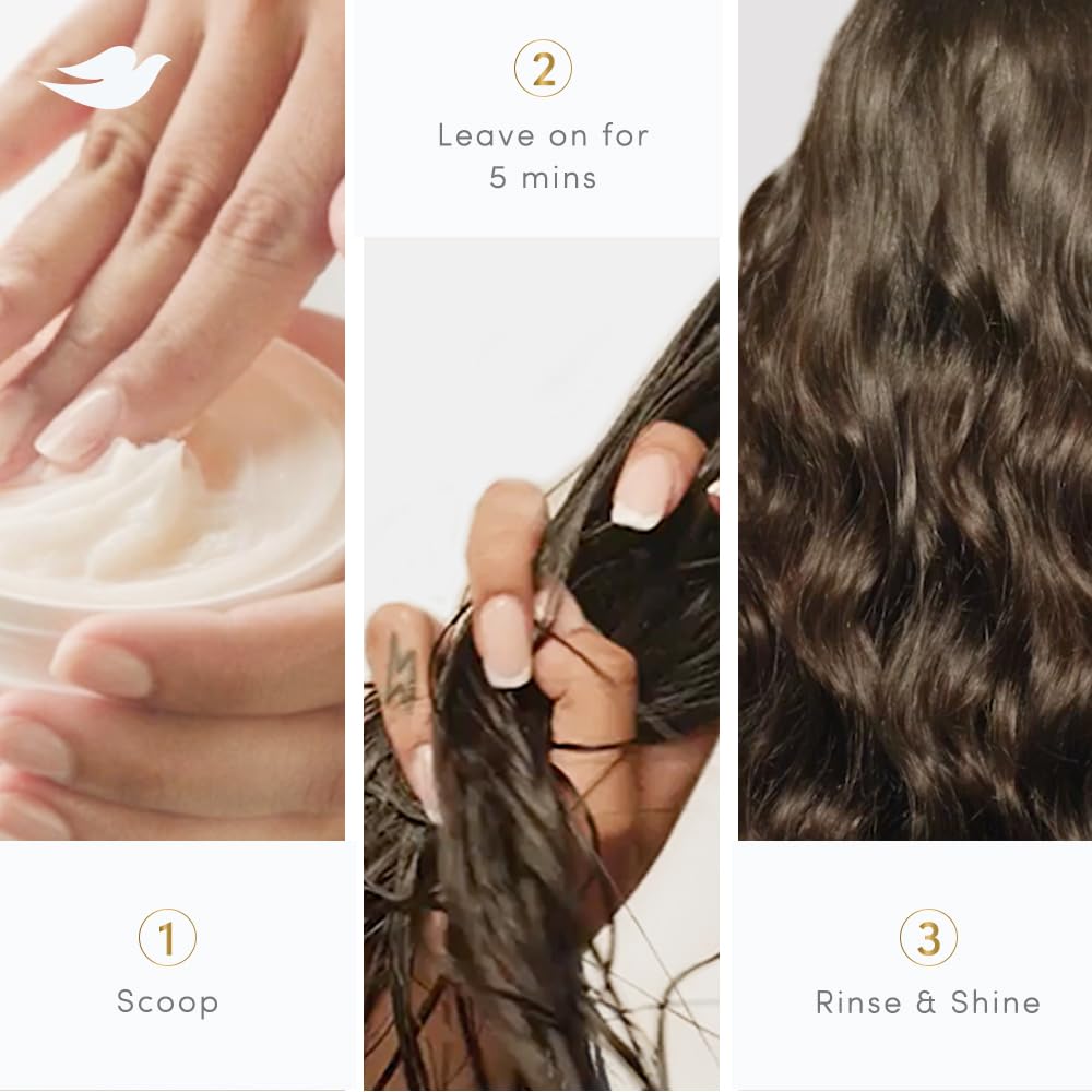 Dove Deep Repair Treatment Hair Mask For Damaged Hair With Bio Protein Care Sulphate & Paraben Free 120 ML