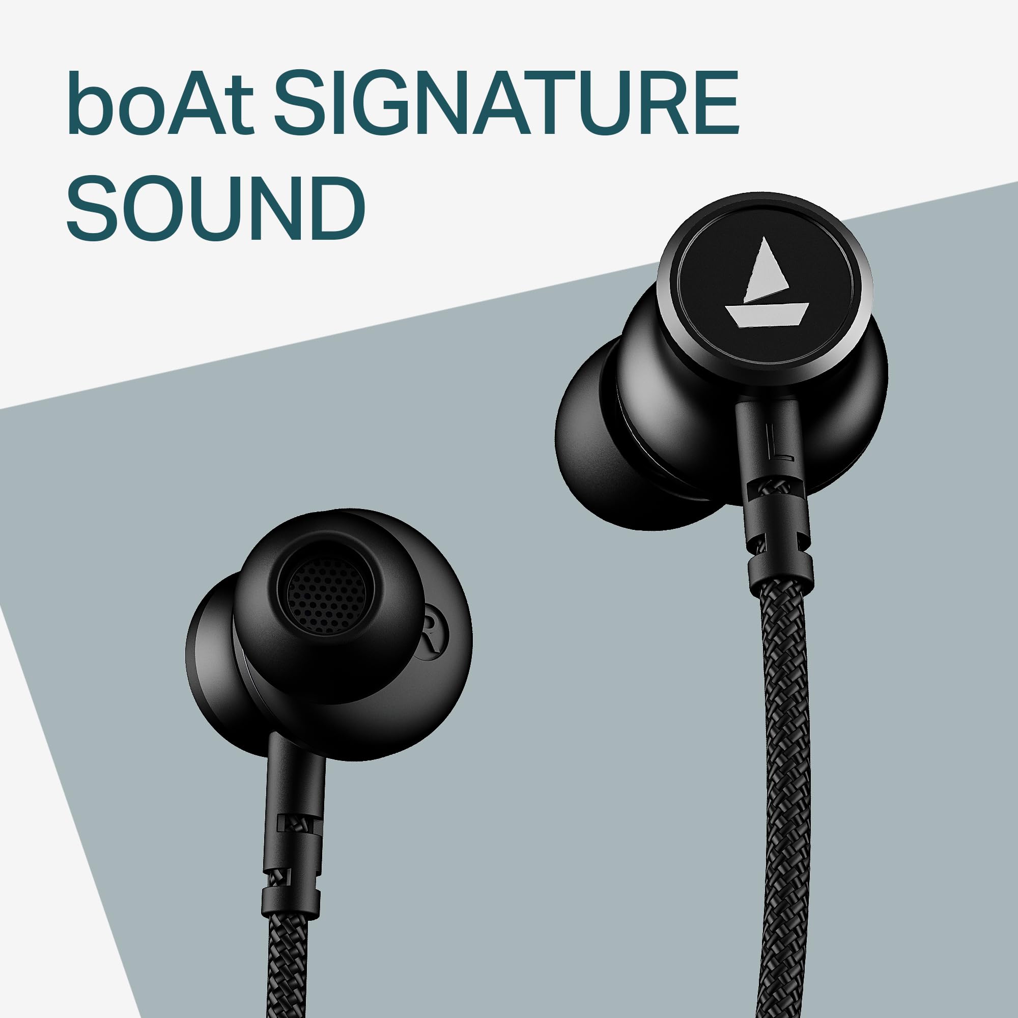 boAt 2025 Launch Rockerz 113, 40H Battery, Dual Pair, Fast Charge, ENx Tech, Stream Ad Free Music via App Support, Magnetic Buds, Bluetooth Neckband, Wireless with Mic in Ear Earphones (Active Black)
