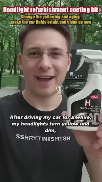 Automotive Headlight Restoration Spray (Pack of 2)